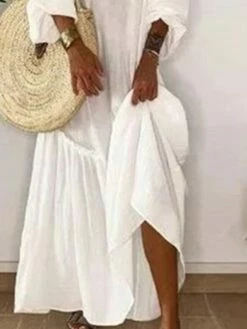 Women's Casual Dress Swing Dress Long Dress Maxi Dress White Long Sleeve Pure Color Patchwork Winter Fall Autumn V Neck Winter Dress Weekend Fall Dress 2023 S M L XL 2XL 3XL 7 Women's Casual Dress Swing Dress Long Dress Maxi Dress White Long Sleeve Pure Color Patchwork Winter Fall Autumn V Neck Winter Dress Weekend Fall Dress 2023 S M L XL 2XL 3XL -LIGHTINTHEBOX Shop edmmkq1658735652540