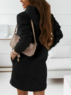 Women‘s Hoodie Dress Winter Dress Knee Length Dress Black Khaki Brown Long Sleeve Fall Solid Color Patchwork Winter Casual Loose S M L XL XXL XXXL 9 Women‘s Hoodie Dress Winter Dress Knee Length Dress Black Khaki Brown Long Sleeve Fall Solid Color Patchwork Winter Casual Loose S M L XL XXL XXXL -LIGHTINTHEBOX Shop eerjib1630580491032