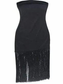 Women's Fringe Dress Bodycon Midi Dress White Black Sleeveless Pure Color Backless Tassel Fringe Spring Summer Strapless Stylish Elegant Sexy Slim 2022 S M L / Party Dress 26 Women's Fringe Dress Bodycon Midi Dress White Black Sleeveless Pure Color Backless Tassel Fringe Spring Summer Strapless Stylish Elegant Sexy Slim 2022 S M L / Party Dress -LIGHTINTHEBOX Shop ehisyd1655372872740
