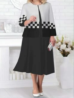 Women's Plus Size Two Piece Dress Set Casual Dress Paisley Dress Outdoor Office Fashion Streetwear Print Midi Dress Crew Neck Long Sleeve Floral Paisley Regular Fit Black Blue Brown Fall Winter L XL 6 Women's Plus Size Two Piece Dress Set Casual Dress Paisley Dress Outdoor Office Fashion Streetwear Print Midi Dress Crew Neck Long Sleeve Floral Paisley Regular Fit Black Blue Brown Fall Winter L XL -LIGHTINTHEBOX Shop ejnmdz1693277968776