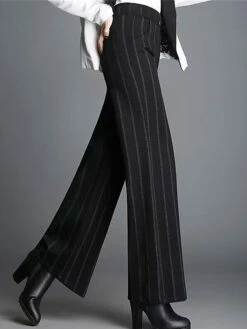 Women‘s Wide Leg Dress Pants Striped Trousers Full Length Fashion Streetwear Street Daily Pinstripes XXXL Fall Winter 13 Women‘s Wide Leg Dress Pants Striped Trousers Full Length Fashion Streetwear Street Daily Pinstripes XXXL Fall Winter -LIGHTINTHEBOX Shop enxzsk1695367995239