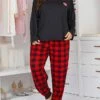 Women's Sweatshirt Pants Sets Christmas Shirt Red Blue Plaid Print Long Sleeve Casual Holiday Fashion Christmas Round Neck Loose Fit Fall & Winter 1 Women's Sweatshirt Pants Sets Christmas Shirt Red Blue Plaid Print Long Sleeve Casual Holiday Fashion Christmas Round Neck Loose Fit Fall & Winter -LIGHTINTHEBOX Shop eogjzj1695383262905