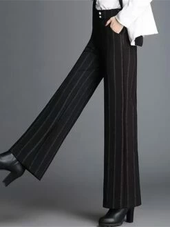 Women‘s Wide Leg Dress Pants Striped Trousers Full Length Fashion Streetwear Street Daily Pinstripes XXXL Fall Winter 17 Women‘s Wide Leg Dress Pants Striped Trousers Full Length Fashion Streetwear Street Daily Pinstripes XXXL Fall Winter -LIGHTINTHEBOX Shop epgqcm1695367997564
