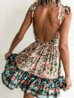 Women‘s Strap Dress Midi Dress Sleeveless Pattern Spring & Summer Casual 2023 S M L XL XXL -LIGHTINTHEBOX Shop erzmlm1618463656994