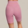 Women's Casual / Sporty Sports Active Shorts Sporty Knee Length Pants Sports Gym Stretchy Solid Color Nylon Quick Dry Moisture Wicking High Waist Green White Black Pink Yellow S M L XL