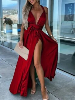 Women's Party Dress Homecoming Dress Satin Dress Pink Dress Long Dress Maxi Dress Black Light Green Wine Sleeveless Pure Color Lace Up Summer Spring Fall V Neck Fashion Evening Party Wedding Guest 34 Women's Party Dress Homecoming Dress Satin Dress Pink Dress Long Dress Maxi Dress Black Light Green Wine Sleeveless Pure Color Lace Up Summer Spring Fall V Neck Fashion Evening Party Wedding Guest -LIGHTINTHEBOX Shop esgelo1685586743452