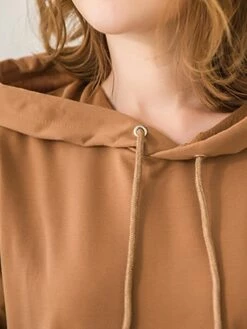 Women's Casual Dress Hoodie Dress Long Dress Maxi Dress Fashion Daily Outdoor Home Vacation Crew Neck Pocket Pure Color Pure Color Loose Fit Black Brown Army Green M L XL XXL -LIGHTINTHEBOX Shop esgntx1693294410089