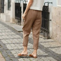 Women's Chinos Slacks Pants Trousers Ankle-Length Faux Linen Pocket Baggy Mid Waist Basic Casual / Sporty Daily Weekend White Green S M Summer Spring &Fall 11 Women's Chinos Slacks Pants Trousers Ankle-Length Faux Linen Pocket Baggy Mid Waist Basic Casual / Sporty Daily Weekend White Green S M Summer Spring &Fall -LIGHTINTHEBOX Shop eszhao1621315532968