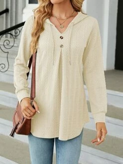 Hoodie Women's Black Wine Navy Blue Solid / Plain Color Button Drawstring Daily Fashion Hooded Regular Fit S 21 Hoodie Women's Black Wine Navy Blue Solid / Plain Color Button Drawstring Daily Fashion Hooded Regular Fit S -LIGHTINTHEBOX Shop evnucs1696931980058