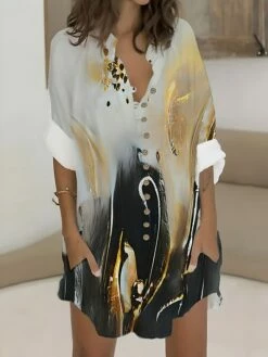 Women's Shirt Dress Casual Dress Cotton Linen Dress Mini Dress Polyester Fashion Casual Daily Outdoor Daily Vacation Shirt Collar Button Pocket Long Sleeve Summer Spring Fall 2023 Loose Fit Black -LIGHTINTHEBOX Shop eyuszk1689576511745