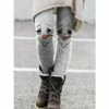 Women's Fleece Pants Tights Leggings Xmas Full Length Print High Elasticity Fashion Christmas Casual Daily Grey S M -LIGHTINTHEBOX Shop fddivr1665479074460