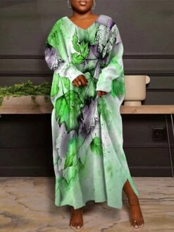 Women's Plus Size Curve Casual Dress Winter Dress Leaf Long Dress Maxi Dress Long Sleeve Print V Neck Fashion Outdoor Blue Purple Fall Winter L XL XXL 3XL 4XL 9 Women's Plus Size Curve Casual Dress Winter Dress Leaf Long Dress Maxi Dress Long Sleeve Print V Neck Fashion Outdoor Blue Purple Fall Winter L XL XXL 3XL 4XL -LIGHTINTHEBOX Shop fdoaau1695360876573