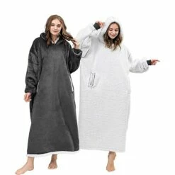 Women‘s Christmas Couple‘s Pajamas Nightgown Wearable Blanket Hoodie Blanket Pure Color Warm Comfort Oversized Home Daily Fleece Warm Hoodie Long Sleeve Pocket Winter Fall Pink Wine 35 Women‘s Christmas Couple‘s Pajamas Nightgown Wearable Blanket Hoodie Blanket Pure Color Warm Comfort Oversized Home Daily Fleece Warm Hoodie Long Sleeve Pocket Winter Fall Pink Wine -LIGHTINTHEBOX Shop fdxlbi1668410241839