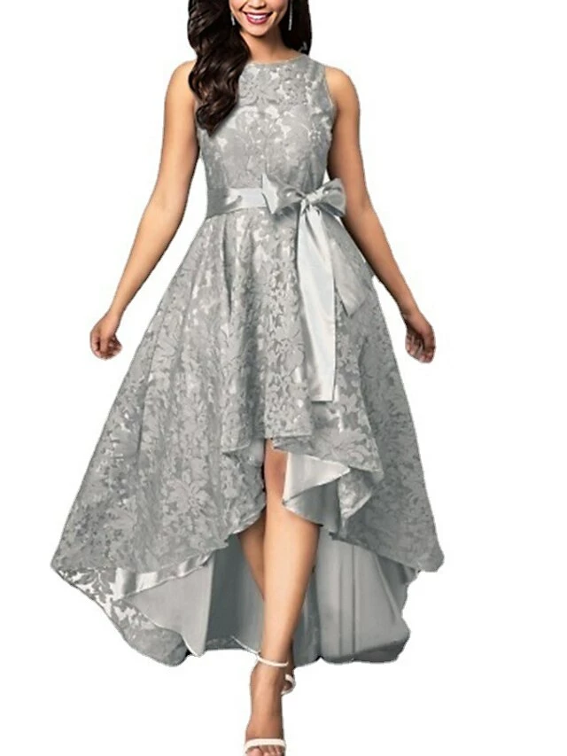 Women‘s Semi Formal Party Dress Wedding Guest Corset Dress Lace Dress Long Dress Maxi Dress Black Wine Blue Sleeveless Pure Color Lace Up Spring Summer Crew Neck 2023 S M L XL XXL 3XL 4XL 5XL 5 Women‘s Semi Formal Party Dress Wedding Guest Corset Dress Lace Dress Long Dress Maxi Dress Black Wine Blue Sleeveless Pure Color Lace Up Spring Summer Crew Neck 2023 S M L XL XXL 3XL 4XL 5XL - Image 3