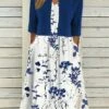 Women's Two Piece Dress Set Casual Dress Print Dress Daily Vacation Fashion Elegant Pocket Print Midi Dress Crew Neck Half Sleeve Floral Regular Fit Black Navy Blue Green Summer Spring S M L XL XXL 2 Women's Two Piece Dress Set Casual Dress Print Dress Daily Vacation Fashion Elegant Pocket Print Midi Dress Crew Neck Half Sleeve Floral Regular Fit Black Navy Blue Green Summer Spring S M L XL XXL -LIGHTINTHEBOX Shop fiadpk1681871438056