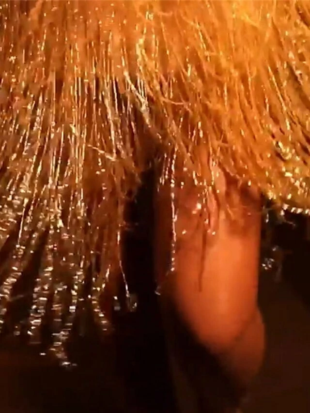 Women's Party Dress Fringe Dress Tassel Dress Knee Length Dress Gold Sleeveless Pure Color Tassel Fringe Summer Spring Deep V Fashion Loose Fit 2023 S M L XL XXL 6 Women's Party Dress Fringe Dress Tassel Dress Knee Length Dress Gold Sleeveless Pure Color Tassel Fringe Summer Spring Deep V Fashion Loose Fit 2023 S M L XL XXL - Image 4