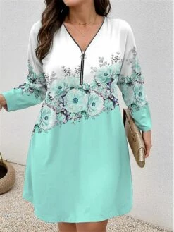 Women's Plus Size Curve Casual Dress Winter Dress Floral Gradient Mini Dress Long Sleeve Print V Neck Fashion Outdoor Yellow Pink Fall Winter L XL 2XL 3XL 4XL 13 Women's Plus Size Curve Casual Dress Winter Dress Floral Gradient Mini Dress Long Sleeve Print V Neck Fashion Outdoor Yellow Pink Fall Winter L XL 2XL 3XL 4XL -LIGHTINTHEBOX Shop foqgok1697781490837