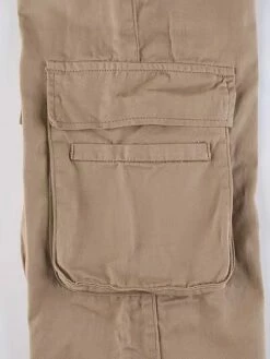 Women's Cargo Pants Chinos Pants Trousers Full Length Cotton Micro-elastic Mid Waist Fashion Streetwear Street Daily Dark-Gray Rice White S M Fall Winter -LIGHTINTHEBOX Shop fqxbuy1693552833690