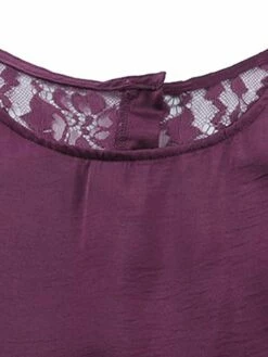 Women's Work Dress Casual Dress Sheath Dress Fashion Winter Dress Daily Mini Dress Lace Ruched Crew Neck Long Sleeve Plain Regular Fit Purple Fall Winter S M L XL -LIGHTINTHEBOX Shop fsksqu1695636088238