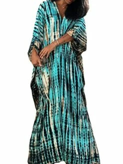 Women's Casual Dress Cotton Linen Dress White Dress Midi Dress Cotton Basic Classic Outdoor Daily Vacation V Neck Print Short Sleeve Spring Fall Winter 2023 Loose Fit White Blue Green Plain One-Size -LIGHTINTHEBOX Shop fttxmj1692341157106