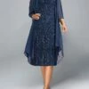 Women's Two Piece Dress Set Party Dress Sequin Dress Party Outdoor Fashion Streetwear Embroidered Sequin Midi Dress Crew Neck 3/4 Length Sleeve Plain Regular Fit Navy Blue Fall Winter S M L XL XXL 1 Women's Two Piece Dress Set Party Dress Sequin Dress Party Outdoor Fashion Streetwear Embroidered Sequin Midi Dress Crew Neck 3/4 Length Sleeve Plain Regular Fit Navy Blue Fall Winter S M L XL XXL -LIGHTINTHEBOX Shop gelyiv1697089229064