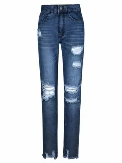 Women‘s Low Rise Jeans Skinny Pants Trousers Full Length Denim Ripped Micro-elastic Mid Waist Fashion Streetwear Street Daily Black Dark Navy S M Fall Winter 40 Women‘s Low Rise Jeans Skinny Pants Trousers Full Length Denim Ripped Micro-elastic Mid Waist Fashion Streetwear Street Daily Black Dark Navy S M Fall Winter -LIGHTINTHEBOX Shop ggierx1693811789124