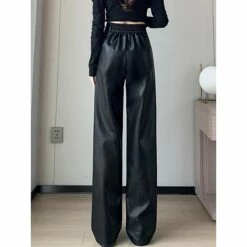 Women's Slacks Full Length PU Casual Casual Black S M Spring, Fall, Winter, Summer 7 Women's Slacks Full Length PU Casual Casual Black S M Spring, Fall, Winter, Summer -LIGHTINTHEBOX Shop gjywxs1694149963405