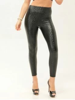 Women's Leggings Ankle-Length Active Fashion Wedding Outdoor Black 1# Black S M Fall Winter