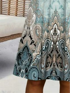 Women's Casual Dress Print Dress Spring Dress Floral Ombre Print V Neck Mini Dress Fashion Streetwear Outdoor Daily Long Sleeve Regular Fit Blue Summer Spring S M L XL XXL -LIGHTINTHEBOX Shop gllafq1692251361055