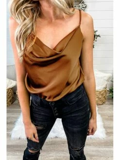 Women's Tank Top Camisole Camis Black White Wine Plain Sleeveless Daily Weekend Streetwear Casual V Neck Regular Fit -LIGHTINTHEBOX Shop gnmrng1638714168187