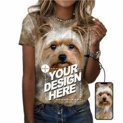 Women's T Shirt Tee Custom Print Graphic Scenery Print Short Sleeve Going Out Weekend Basic Round Neck Regular Fit Painting