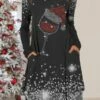 Women's Christmas Work Dress Casual Dress Fashion Winter DressDaily Midi Dress Pocket Print Crew Neck Long Sleeve Snowman Hat Regular Fit Black White Gray Fall Winter S M L XL XXL 1 Women's Christmas Work Dress Casual Dress Fashion Winter DressDaily Midi Dress Pocket Print Crew Neck Long Sleeve Snowman Hat Regular Fit Black White Gray Fall Winter S M L XL XXL -LIGHTINTHEBOX Shop gsxdgo1695633385680