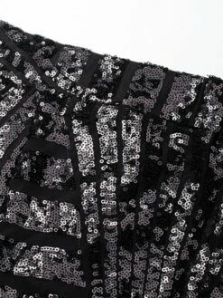 Women's Bootcut Bell Bottom Pants Trousers Full Length Sequins Micro-elastic High Waist Fashion Streetwear Party Street Silver Black Gold S M Summer Fall -LIGHTINTHEBOX Shop gyqqpb1693295369517