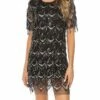 Women‘s Party Dress Fringe Dress Sequin Dress Homecoming Dress Mini Dress Black Champagne Short Sleeve Pure Color Sparkly Glitter Sequins Spring Fall Winter Crew Neck Fashion Winter Dress -LIGHTINTHEBOX Shop gzzils1692690728795