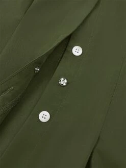 Women's Shirt Dress Casual Dress Mini Dress Outdoor Daily Date Polyester Fashion Modern V Neck Ruched Button Long Sleeve Fall Winter 2023 Loose Fit ArmyGreen Orange Apricot Pure Color S M L XL -LIGHTINTHEBOX Shop hbcltt1695644883212