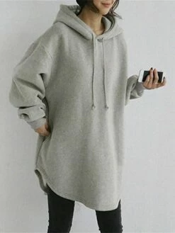 Women's Casual Dress Hoodie Dress Winter Dress Mini Dress Ruched Outdoor Street Daily Fashion Streetwear Hooded Long Sleeve 2023 Loose Fit Black Royal Blue Gray Color S M L XL XXL Size 15 Women's Casual Dress Hoodie Dress Winter Dress Mini Dress Ruched Outdoor Street Daily Fashion Streetwear Hooded Long Sleeve 2023 Loose Fit Black Royal Blue Gray Color S M L XL XXL Size -LIGHTINTHEBOX Shop hdvfbj1694510109609