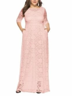 Women‘s Plus Size Curve Party Dress Floral Crew Neck Lace 3/4 Length Sleeve Spring Fall Work Prom Dress Maxi Long Dress Party Daily Dress 22 Women‘s Plus Size Curve Party Dress Floral Crew Neck Lace 3/4 Length Sleeve Spring Fall Work Prom Dress Maxi Long Dress Party Daily Dress -LIGHTINTHEBOX Shop hgavmp1628496516298