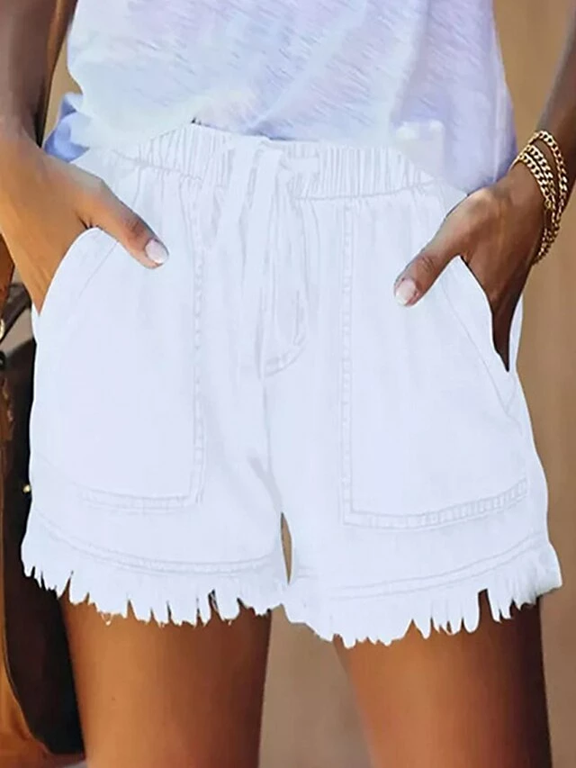 Women's Jeans Shorts Denim Light Blue Sea Blue ArmyGreen Vacation Fashion Casual Vacation Weekend Pocket Short Breathability Plain XS S M L XL 3 Women's Jeans Shorts Denim Light Blue Sea Blue ArmyGreen Vacation Fashion Casual Vacation Weekend Pocket Short Breathability Plain XS S M L XL