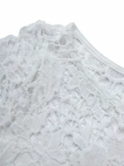 Women‘s Party Dress Wedding Guest Dress Lace Dress White Dress Knee Length Dress White 3/4 Length Sleeve Pure Color Lace Fall Spring Summer Crew Neck Party Party Vacation 2022 S M L XL -LIGHTINTHEBOX Shop hijaxz1681717741230