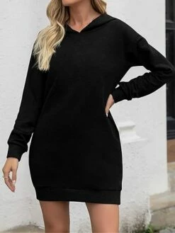 Women's Casual Dress Hoodie Dress Midi Dress Fashion Daily Outdoor Vacation Going Out Hoodie Pocket Solid Color Loose Fit Black White Red S M L XL XXL 14 Women's Casual Dress Hoodie Dress Midi Dress Fashion Daily Outdoor Vacation Going Out Hoodie Pocket Solid Color Loose Fit Black White Red S M L XL XXL -LIGHTINTHEBOX Shop hpjjdc1697023557347