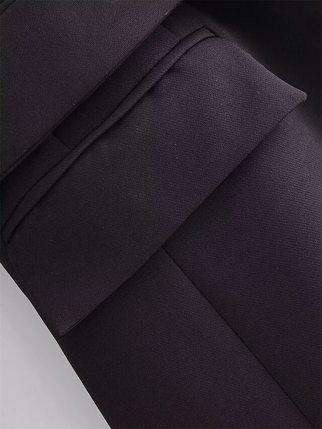 Women's Work Dress Blazer Dress Semi Formal Dress Fashion Office Daily Workfashion Mini Dress Button Pocket Shirt Collar Long Sleeve Plain Loose Fit Black Green Fall S M L 12 Women's Work Dress Blazer Dress Semi Formal Dress Fashion Office Daily Workfashion Mini Dress Button Pocket Shirt Collar Long Sleeve Plain Loose Fit Black Green Fall S M L - Image 10