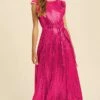 Women‘s Prom Dress Party Dress Sequin Dress Long Dress Maxi Dress Rose Short Sleeve Pure Color Sparkly Glitter Lace Up Fall Winter Autumn Crew Neck Fashion Evening Party Vacation 2023 S M L X -LIGHTINTHEBOX Shop hrbvhz1694505426345