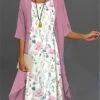 Women's Two Piece Dress Set Casual Dress Chiffon Dress Outdoor Daily Fashion Streetwear Print Midi Dress Crew Neck Half Sleeve Floral Regular Fit Pink Navy Blue Blue Fall Winter S M L XL XXL 2 Women's Two Piece Dress Set Casual Dress Chiffon Dress Outdoor Daily Fashion Streetwear Print Midi Dress Crew Neck Half Sleeve Floral Regular Fit Pink Navy Blue Blue Fall Winter S M L XL XXL -LIGHTINTHEBOX Shop hshcvm1695194226403