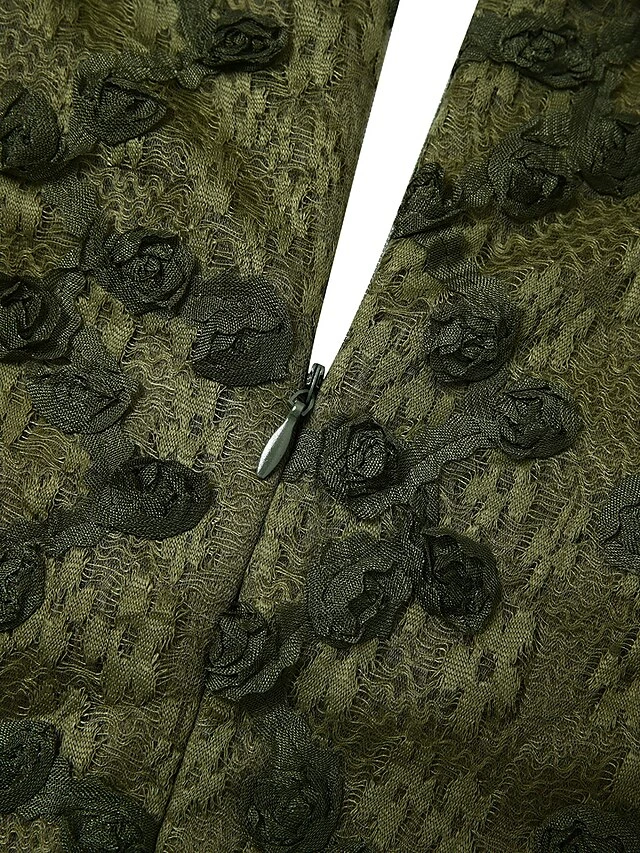 Women‘s Formal Party Dress Swing Dress A Line Dress Long Dress Maxi Dress Black Green Long Sleeve Pure Color Patchwork Winter Fall Spring V Neck Fashion Winter Dress Evening Party 2023 S M L XL 2XL 11 Women‘s Formal Party Dress Swing Dress A Line Dress Long Dress Maxi Dress Black Green Long Sleeve Pure Color Patchwork Winter Fall Spring V Neck Fashion Winter Dress Evening Party 2023 S M L XL 2XL - Image 9