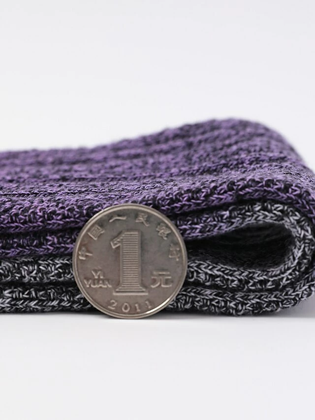 Women's Stockings Thigh-High Crimping Socks All Seasons Tights Thermal Warm Stretchy Knitting Fashion Casual Daily Purple One-Size 17 Women's Stockings Thigh-High Crimping Socks All Seasons Tights Thermal Warm Stretchy Knitting Fashion Casual Daily Purple One-Size - Image 15