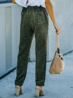 Women‘s Corduroy Pants Chinos Full Length Cotton Micro-elastic High Waist Fashion Streetwear Outdoor Street Black Dark Green S M Fall Winter 9 Women‘s Corduroy Pants Chinos Full Length Cotton Micro-elastic High Waist Fashion Streetwear Outdoor Street Black Dark Green S M Fall Winter -LIGHTINTHEBOX Shop hwbett1693552871282