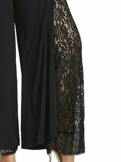 Women's Plus Size Wide Leg Hole Solid Color Gauchos Pants Casual Natural Waist Full Length Fall Spring Black 5XL 6 Women's Plus Size Wide Leg Hole Solid Color Gauchos Pants Casual Natural Waist Full Length Fall Spring Black 5XL -LIGHTINTHEBOX Shop hyeqzf1661413651436