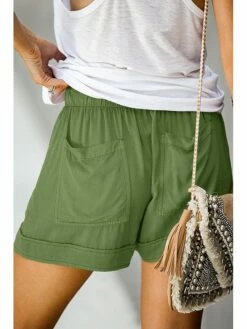 Women's Basic Essential Casual Shorts Wide Leg Baggy Pocket Short Daily Holiday Micro-elastic Simple Cotton Blend Lightweight Outdoor Mid Waist Light Blue Wine Red Pink ArmyGreen Orange & Red 30 Women's Basic Essential Casual Shorts Wide Leg Baggy Pocket Short Daily Holiday Micro-elastic Simple Cotton Blend Lightweight Outdoor Mid Waist Light Blue Wine Red Pink ArmyGreen Orange & Red -LIGHTINTHEBOX Shop hzapmy1618480625367