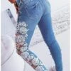 Women's Jeans Pants Trousers Denim Light Blue Casual Street Daily Wear Full Length Breathability Patchwork S M L XL 2XL 1 Women's Jeans Pants Trousers Denim Light Blue Casual Street Daily Wear Full Length Breathability Patchwork S M L XL 2XL -LIGHTINTHEBOX Shop ifjlnz1675841040907