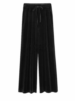 Women's Wide Leg Pants Trousers Full Length Fashion Streetwear Outdoor Street Wine Black M L Fall Winter -LIGHTINTHEBOX Shop iivyvc1693994108744
